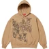 Supreme Pitbulls Embroidered Hooded Sweatshirt - Light Tan (front)