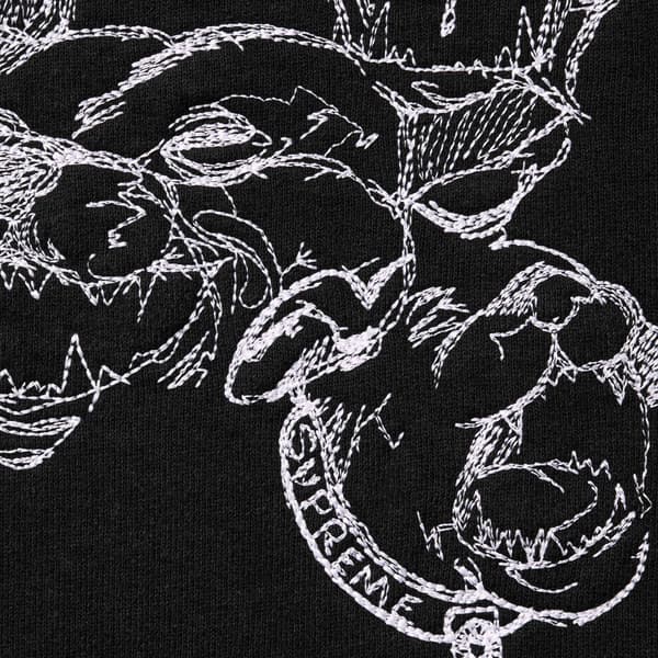 Supreme Pitbulls Embroidered Sweatpant - Black (front)