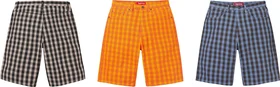 Supreme Plaid Baggy Short