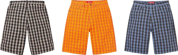 Supreme Plaid Baggy Short - Product Image