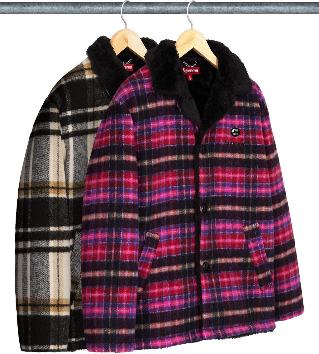 Supreme Plaid Car Coat - FW25 - Supreme Drop List