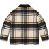 Supreme Plaid Car Coat - Cream (front)