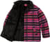 Supreme Plaid Car Coat - Pink (front)