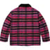 Supreme Plaid Car Coat - Pink (front)
