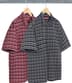 Supreme Plaid Corduroy Half Zip S/S Shirt - Product Image