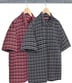 Supreme Plaid Corduroy Half Zip S/S Shirt - Product Image