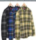 Supreme Plaid Flannel Shirt - Product Image