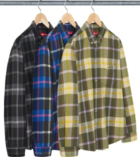 Supreme Plaid Flannel Shirt