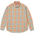 Supreme Plaid Flannel Shirt - Tan (front)