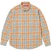 Supreme Plaid Flannel Shirt - Tan (front)