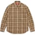 Supreme Plaid Flannel Shirt - Tan (front)