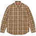 Supreme Plaid Flannel Shirt - Tan (front)