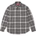 Supreme Plaid Flannel Shirt - White (front)