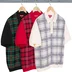 Supreme Plaid Knit S/S Polo - Product Image