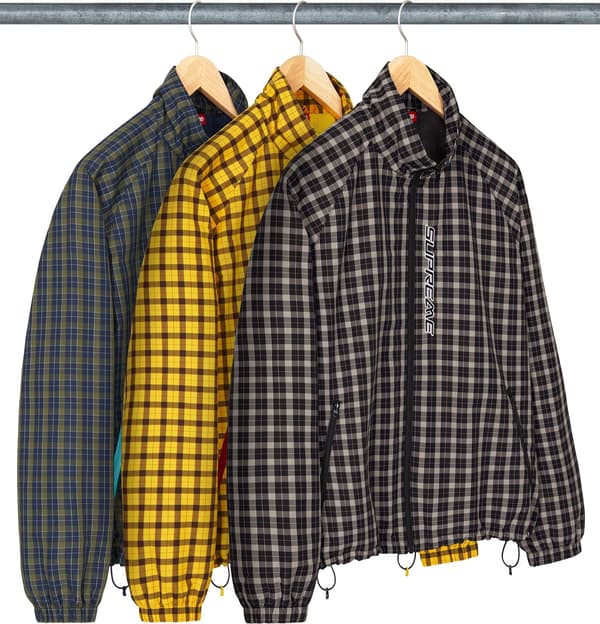 Supreme Plaid Track Jacket - Product Image
