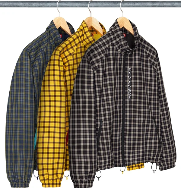 Supreme Plaid Track Jacket - Product Image