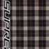 Supreme Plaid Track Jacket - Black (front)