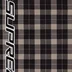 Supreme Plaid Track Jacket - Black (front)