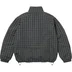 Supreme Plaid Track Jacket - Navy (front)