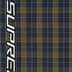 Supreme Plaid Track Jacket - Navy (front)