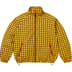 Supreme Plaid Track Jacket - Yellow (front)