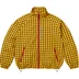 Supreme Plaid Track Jacket - Yellow (front)