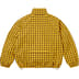 Supreme Plaid Track Jacket - Yellow (front)
