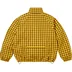 Supreme Plaid Track Jacket - Yellow (front)
