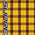 Supreme Plaid Track Jacket - Yellow (front)