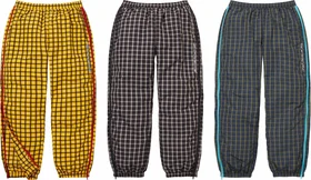 Supreme Plaid Warm Up Pant