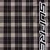 Supreme Plaid Warm Up Pant - Black (front)