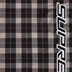 Supreme Plaid Warm Up Pant - Black (front)
