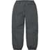 Supreme Plaid Warm Up Pant - Navy (front)
