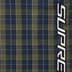 Supreme Plaid Warm Up Pant - Navy (front)