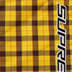 Supreme Plaid Warm Up Pant - Yellow (front)