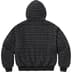 Supreme Plaid Wool Hooded Work Jacket - Black (front)