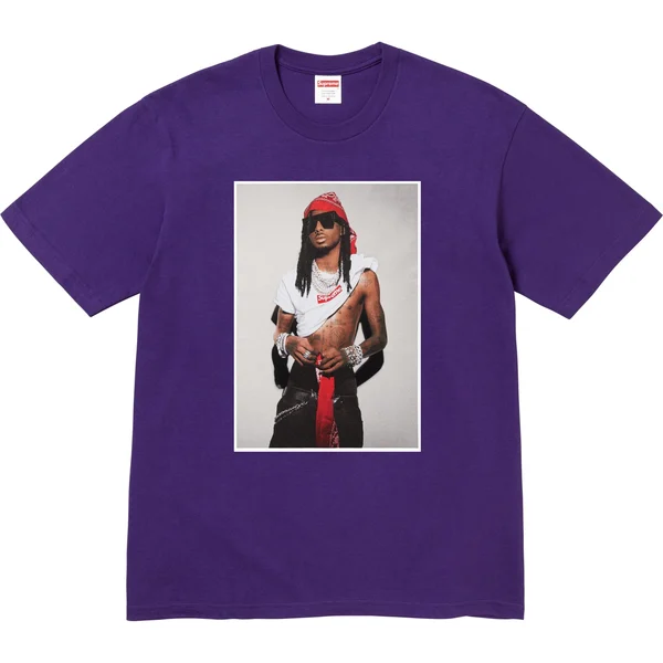Supreme Playboi Carti Tee - Purple (front)