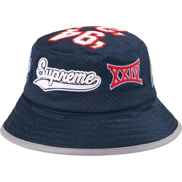 Supreme Playoffs Mesh Crusher - Navy (front)