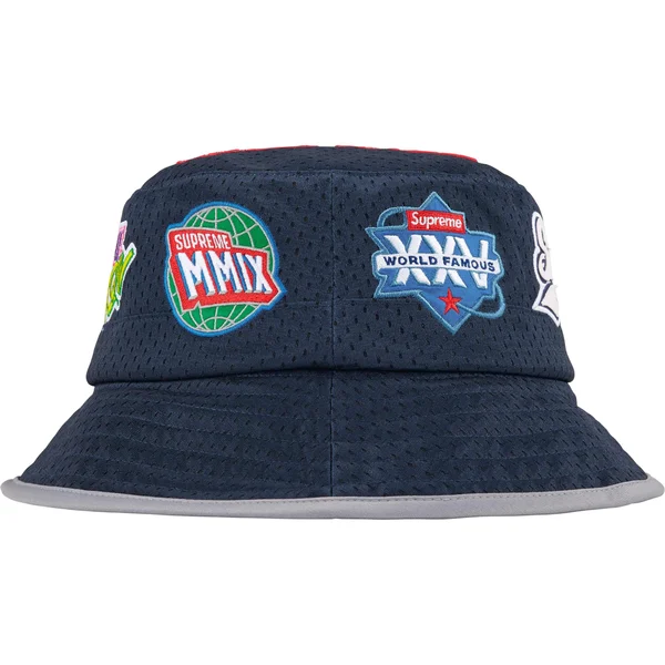 Supreme Playoffs Mesh Crusher - Navy (front)