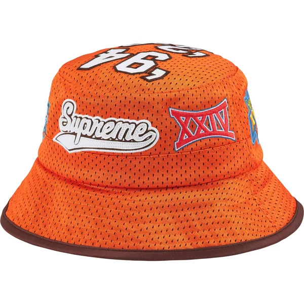 Supreme Playoffs Mesh Crusher - Orange (front)