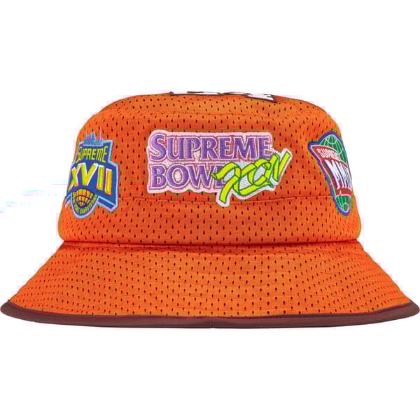 Supreme Playoffs Mesh Crusher - Orange (front)