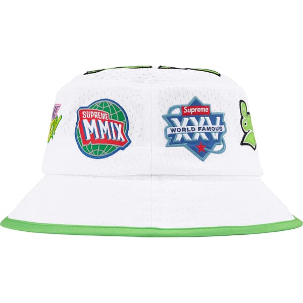 Supreme Playoffs Mesh Crusher - White (front)