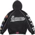 Supreme Playoffs Zip Up Hooded Sweatshirt - Black (front)