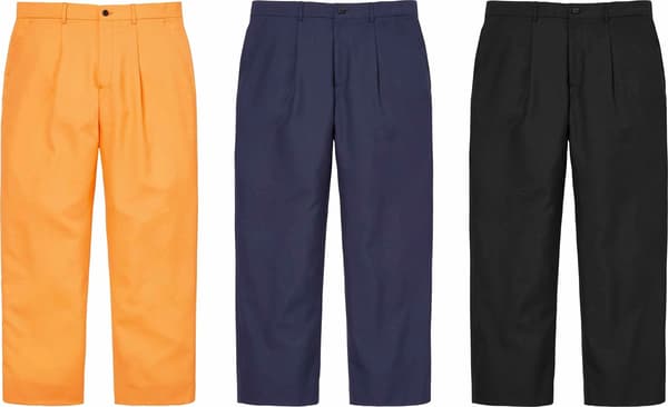 Supreme Pleated Trouser - Product Image