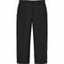 Supreme Pleated Trouser - Black (front)