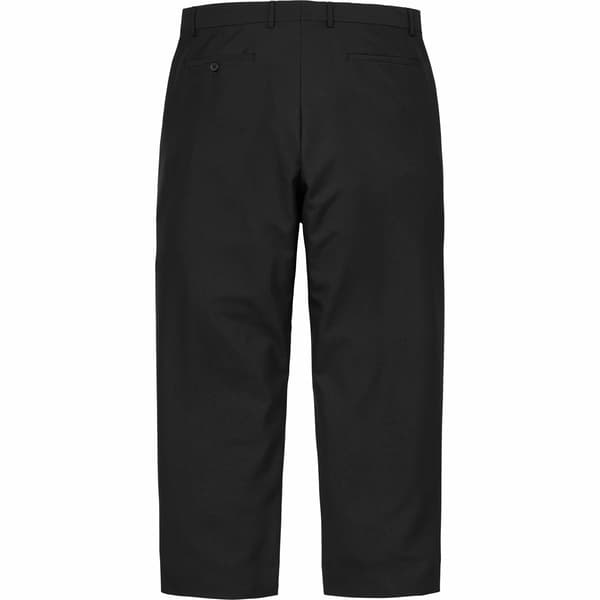 Supreme Pleated Trouser - Black (front)