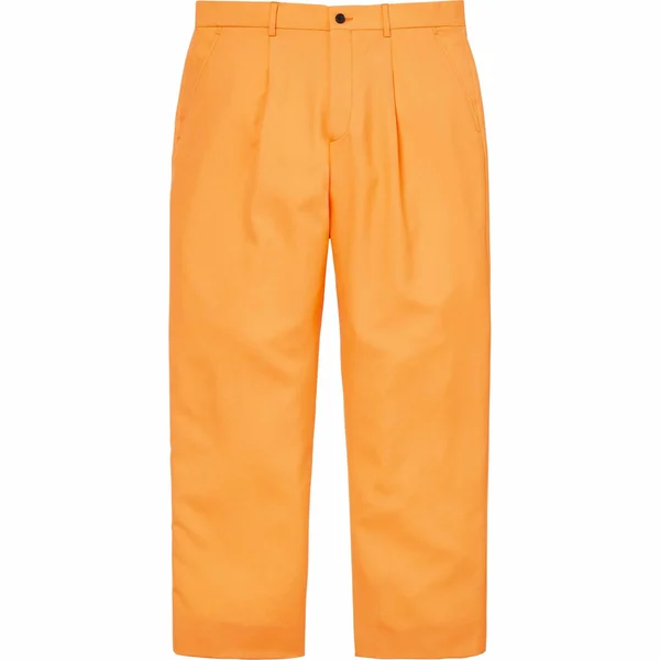 Supreme Pleated Trouser - Wheat (front)