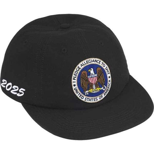 Supreme Pledge Allegiance 6-Panel - Black (front)