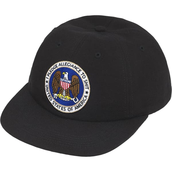 Supreme Pledge Allegiance 6-Panel - Black (front)