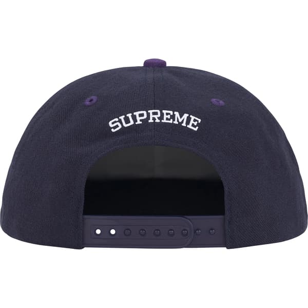 Supreme Pledge Allegiance 6-Panel - Navy (front)